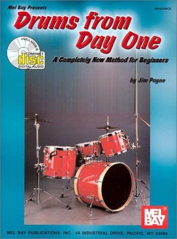 Drums from Day One: A Completely New Method for Beginners, by Jim Payne BOOKS VIDEOS DVD MAGAZINE Not specified 