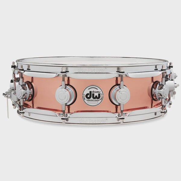 DW 4 x 14" Polished Copper Snare Drum (DCMC30414SCX714) NEW SNARE DRUMS DW 