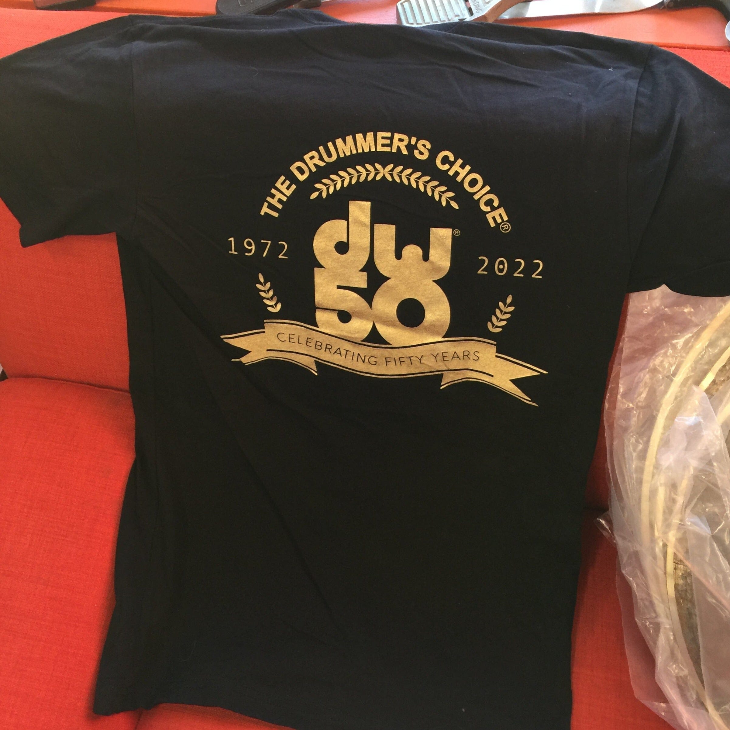 DW 50th Anniversary Classic Logo T-shirt, Short Sleeves XL CLOTHING DW 