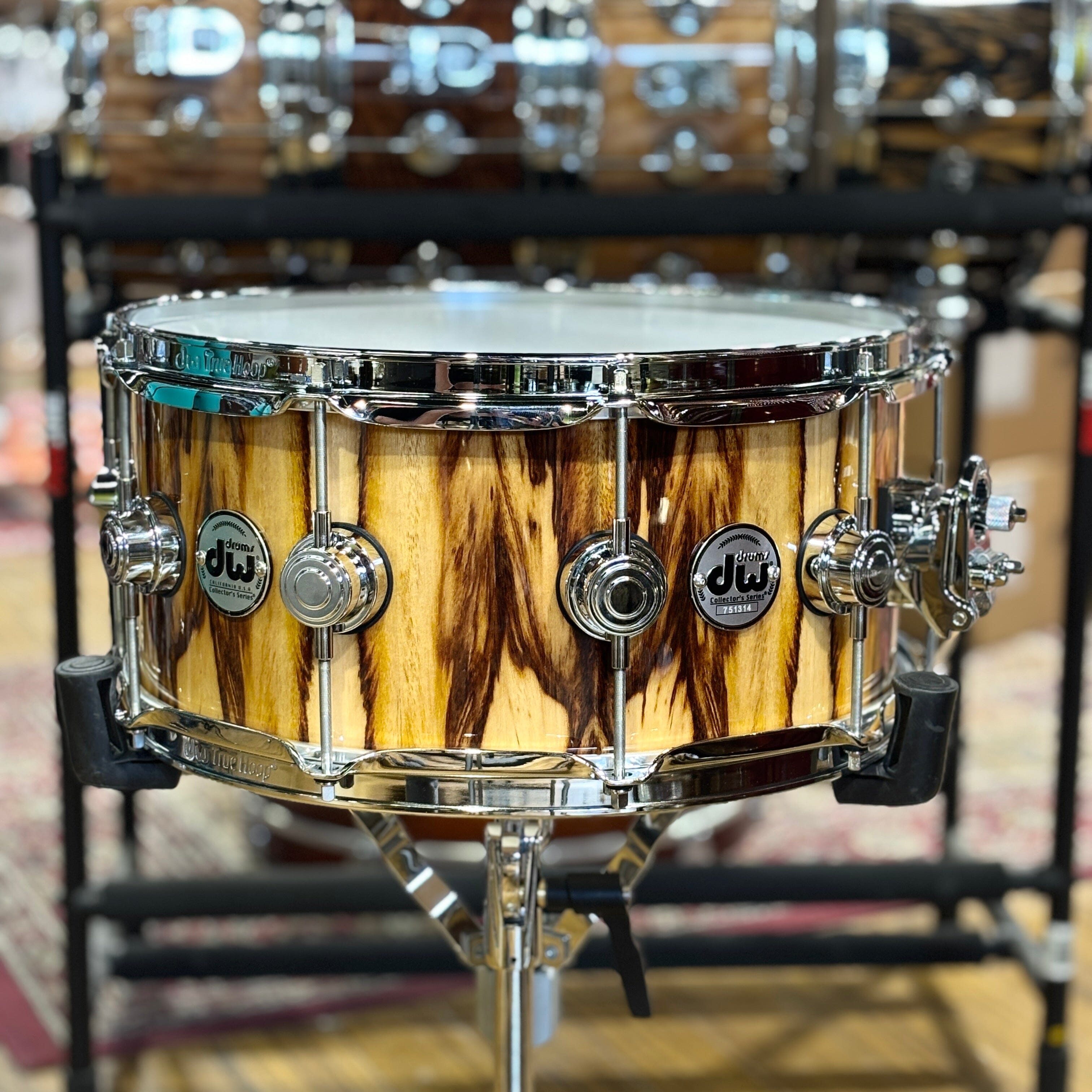 DW 6.5 x 14" Collector's Series 333 Exotic Snare (DCEM36514SCXXXX) NEW SNARE DRUMS DW 