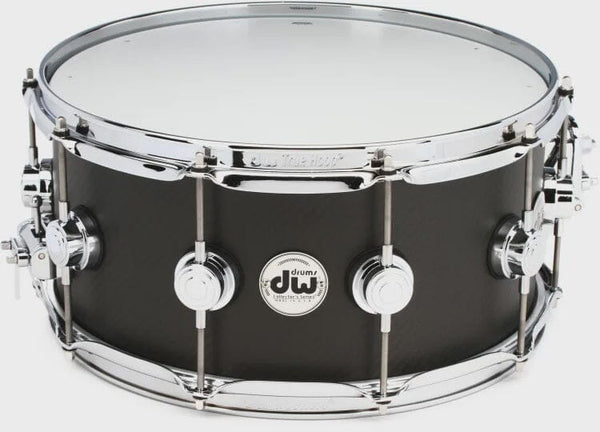 DW 6.5 x 14 Collector's Series Carbon Fiber Snare Drum, Chrome Hardware (DCMF16514SCX719) NEW SNARE DRUMS DW 