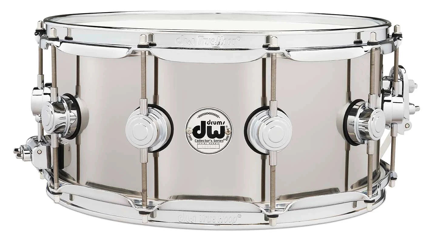 DW 6.5 x 14" Collector's Series Stainless Steel Snare Drum (DCMS16514SCX717) NEW SNARE DRUMS DW 