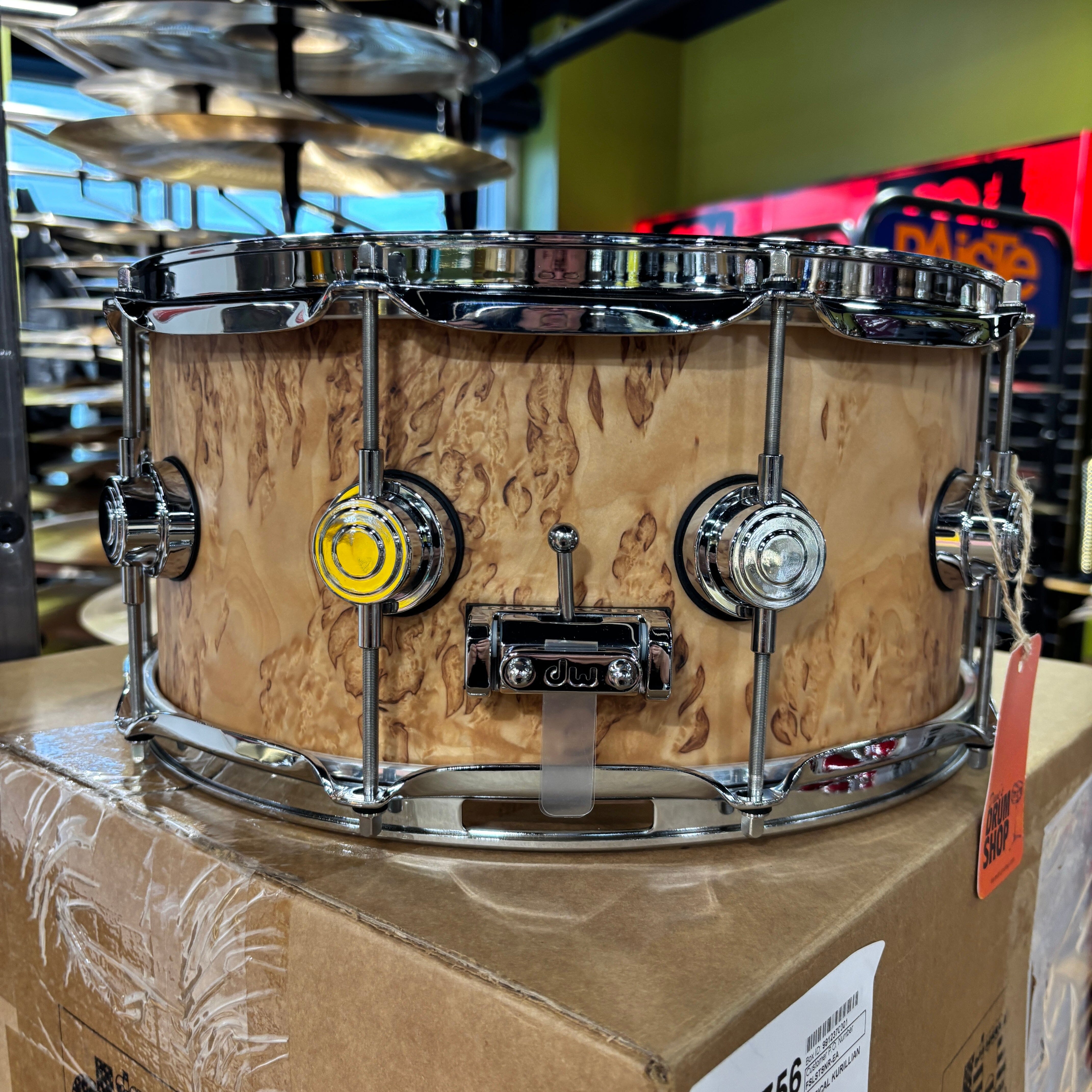DW 6.5 x 14" Snare Drum, Exotic (DR366514SSC) NEW SNARE DRUMS DW 