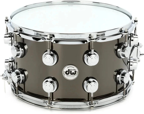 DW 8 x 14" Black Nickel Over Brass Snare Drum (DCMR10814SCX709) NEW SNARE DRUMS DW 