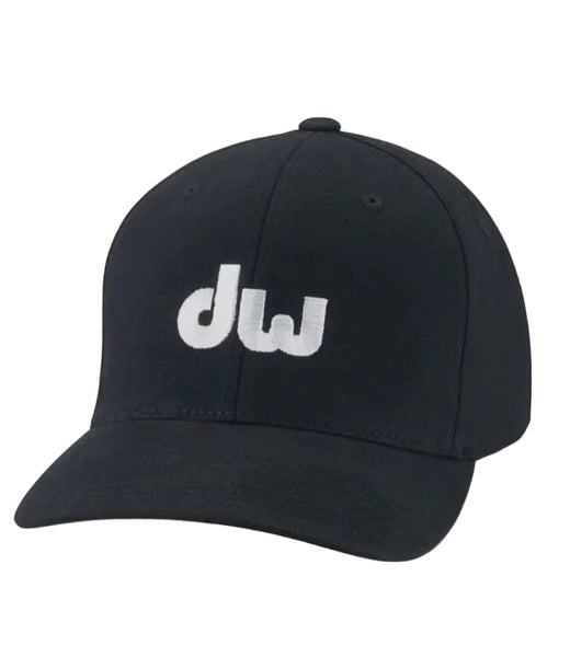 DW Black Hat w/Embroidered White DW Logo FlexFit L/XL (PR10HAT04LX) PROMO ITEMS DW 
