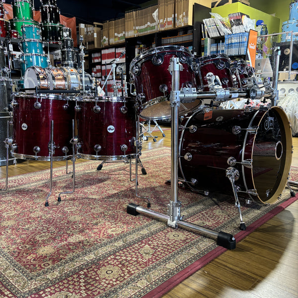 DW Collectors 6 pc Cherry Stain USED USED DRUM KIT DW 