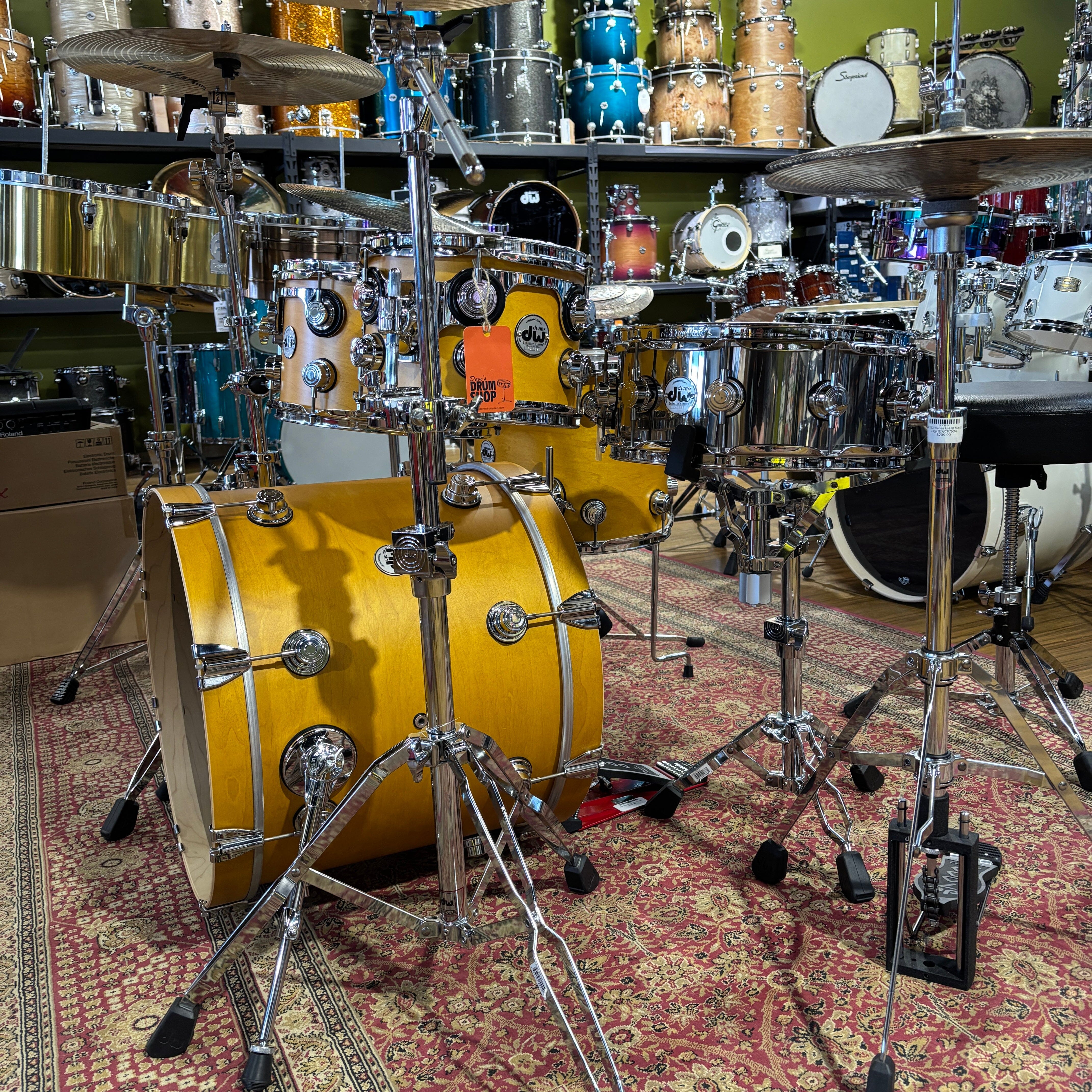 DW Collectors Kit Amber 20/10/12/14 USED DRUM KIT DW 