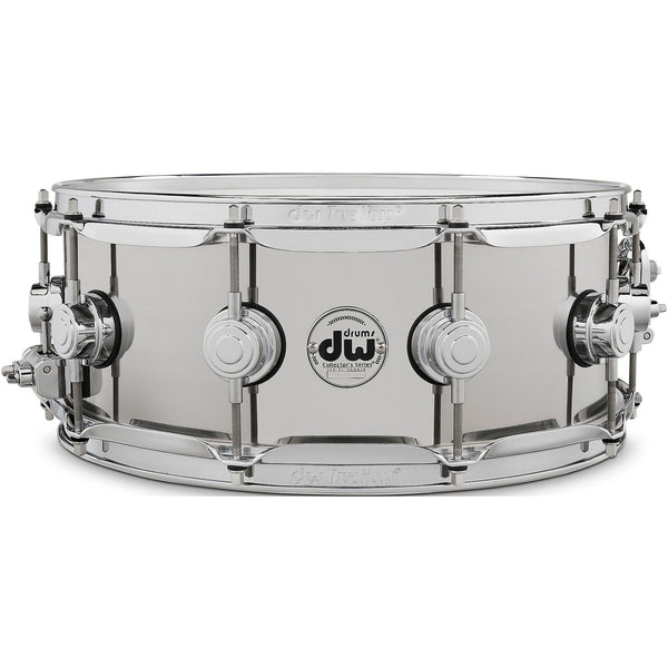 DW Collector's Series 14 x 5.5" Stainless Steel Snare Drum (DCMS15514SCX717) NEW SNARE DRUMS DW 