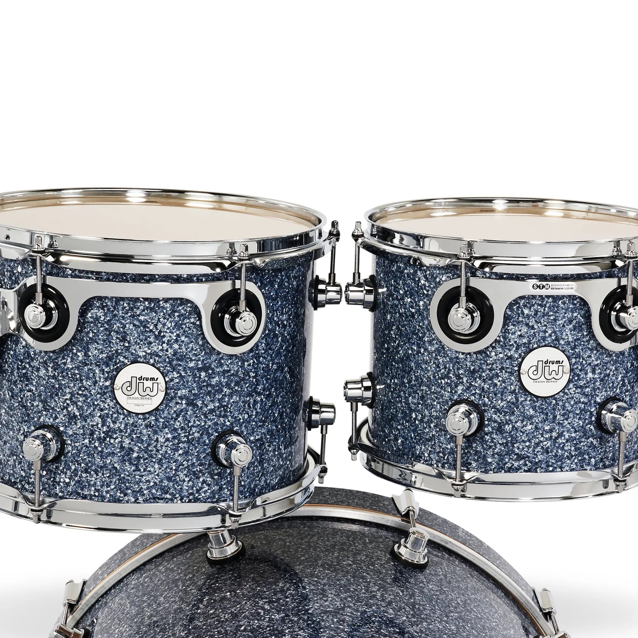 DW Design 4-Piece Kit, Blue Granite Limited Edition Finish (DDFP2214BG) NEW DRUM KIT DW 