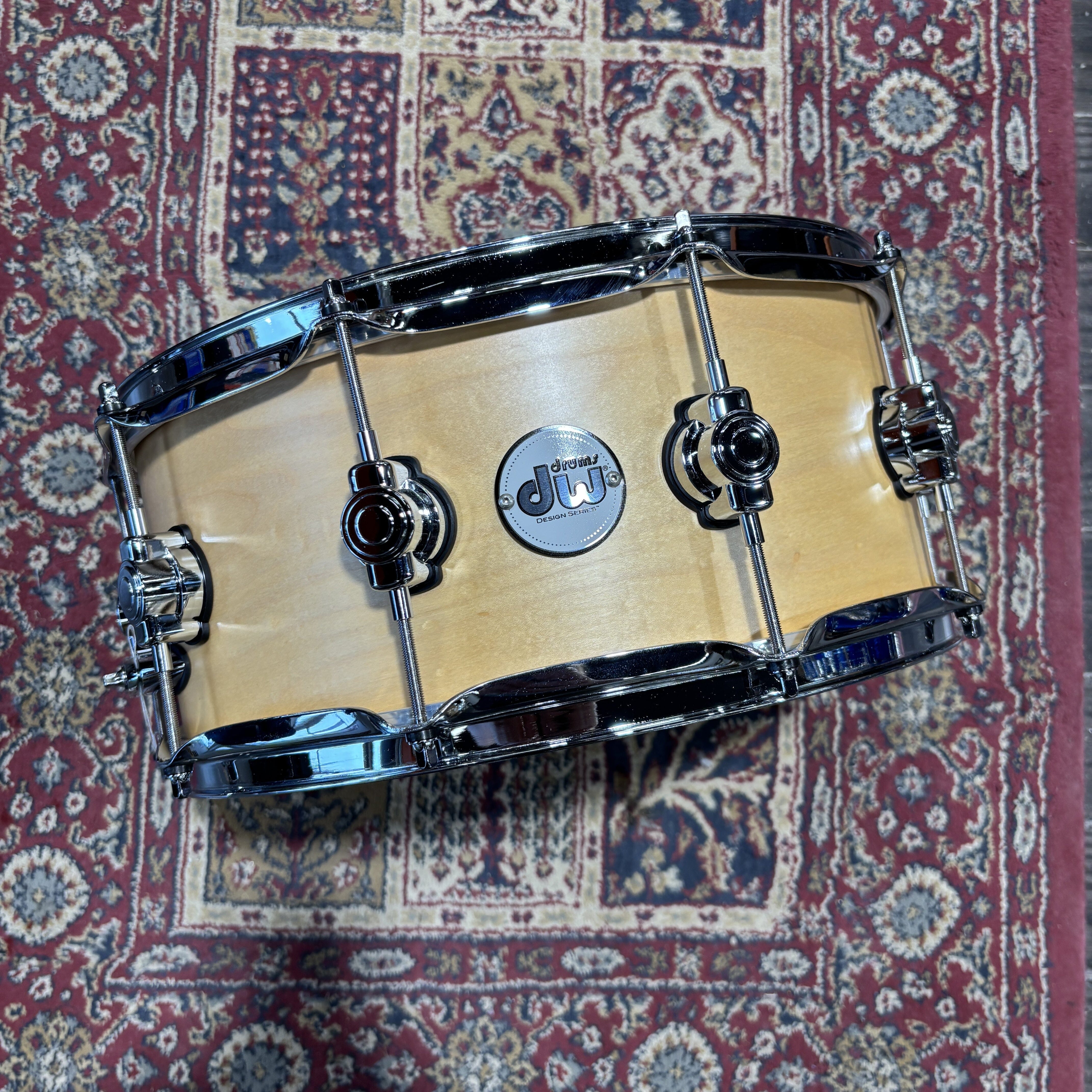 DW Design Series Snare Natural Maple USED SNARE DRUMS DW 