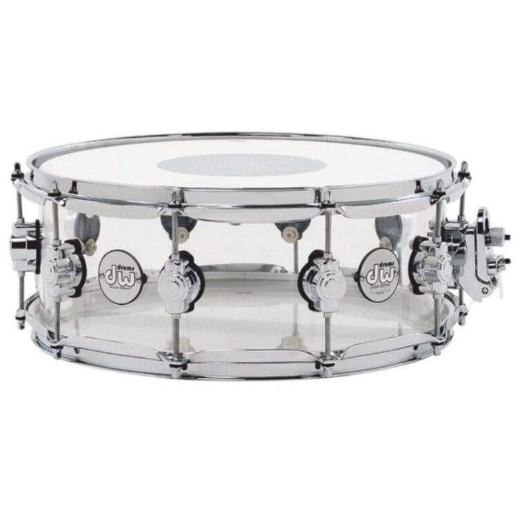 DW Design Snare 5.5x14 Clear Acrylic (DDAC5514SSCL) NEW SNARE DRUMS DW 