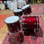 DW Performance Series Maple 4pc Cherry Stain USED DRUM KIT DW 