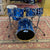 DW Twisted Blue Onyx 7pc Collectors Maple Kit USED DRUM KIT DW 