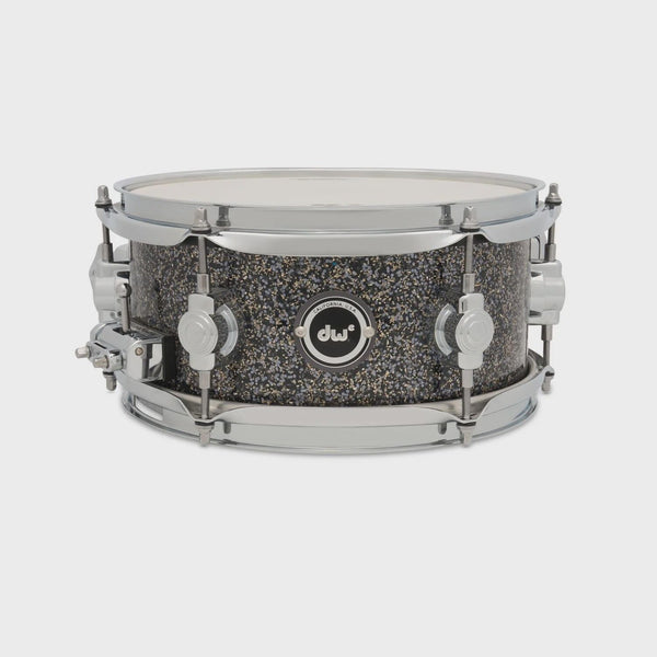 DWe 5 x 10" Electronic/Acoustic Snare Drum, Black Galaxy (DEFP0510SDC070H) New Electronics DWe 