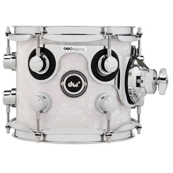 DWe Tom, White Marine Pearl Finish Ply, 7x8", Chrome Hardware (DEFP0708TTCSWM) DW ELECTRONICS DWe 