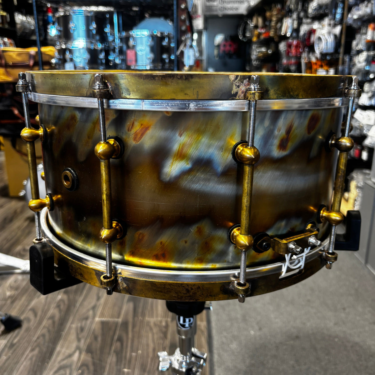 Ebenor 14 x 7 Bright Evolution Steel Snare NEW SNARE DRUMS Ebenor 