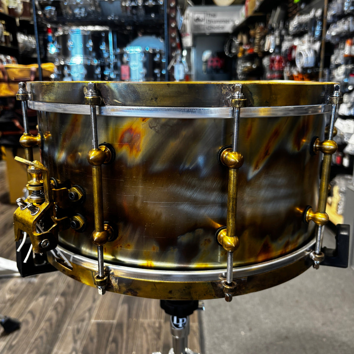 Ebenor 14 x 7 Bright Evolution Steel Snare NEW SNARE DRUMS Ebenor 