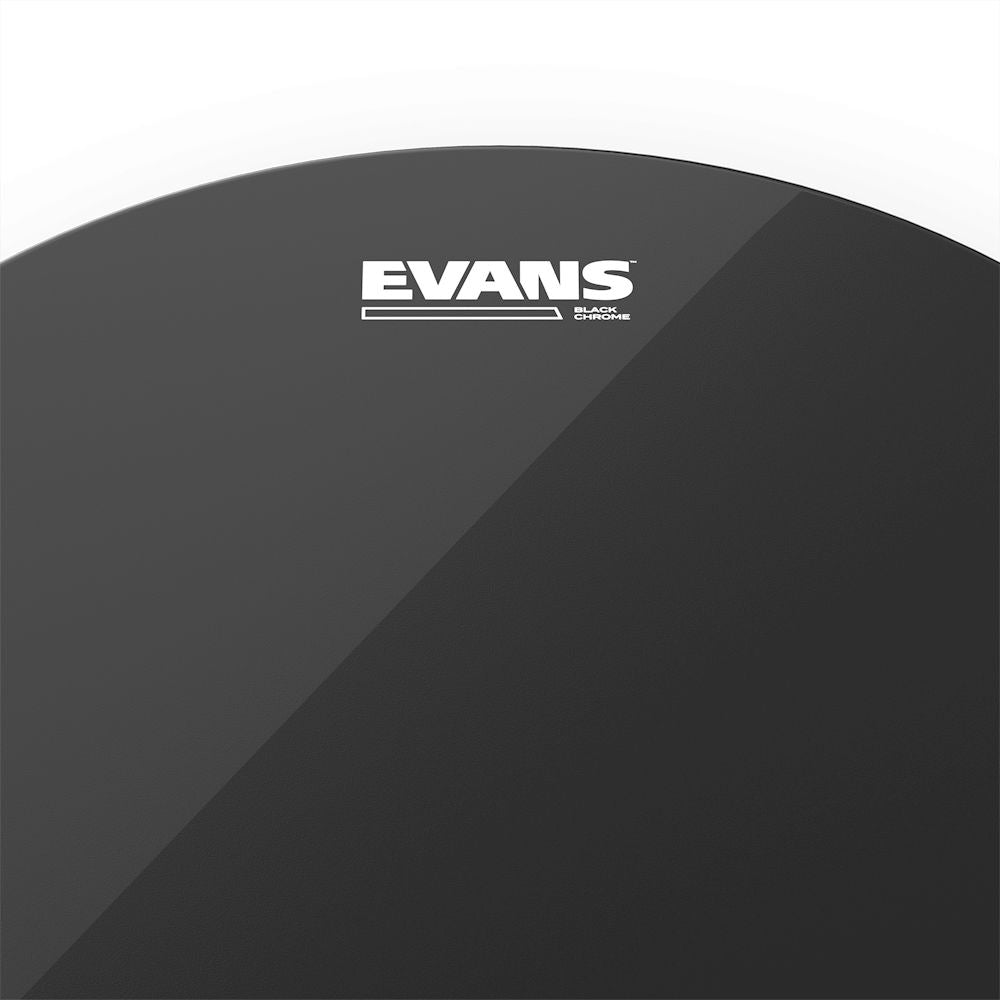 Evans 10" Black Chrome Tom Drum Head (TT10CHR) DRUM SKINS evans 
