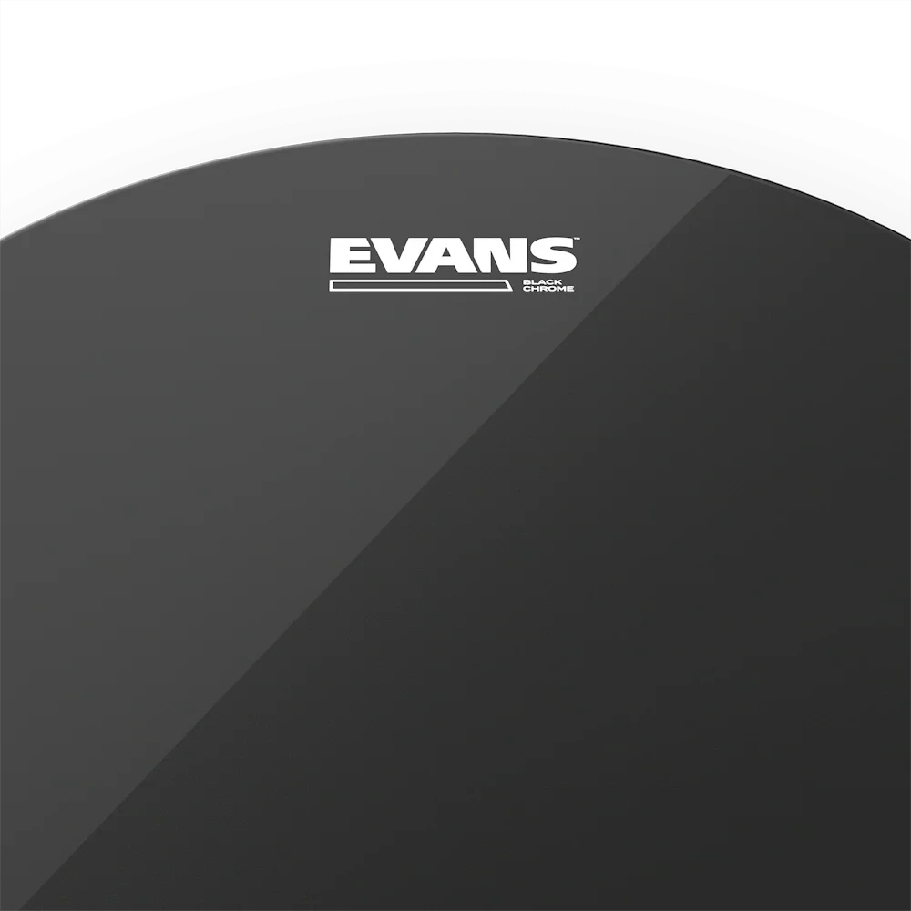 Evans 16" Black Chrome Drum Head (TT16CHR) DRUM SKINS evans 