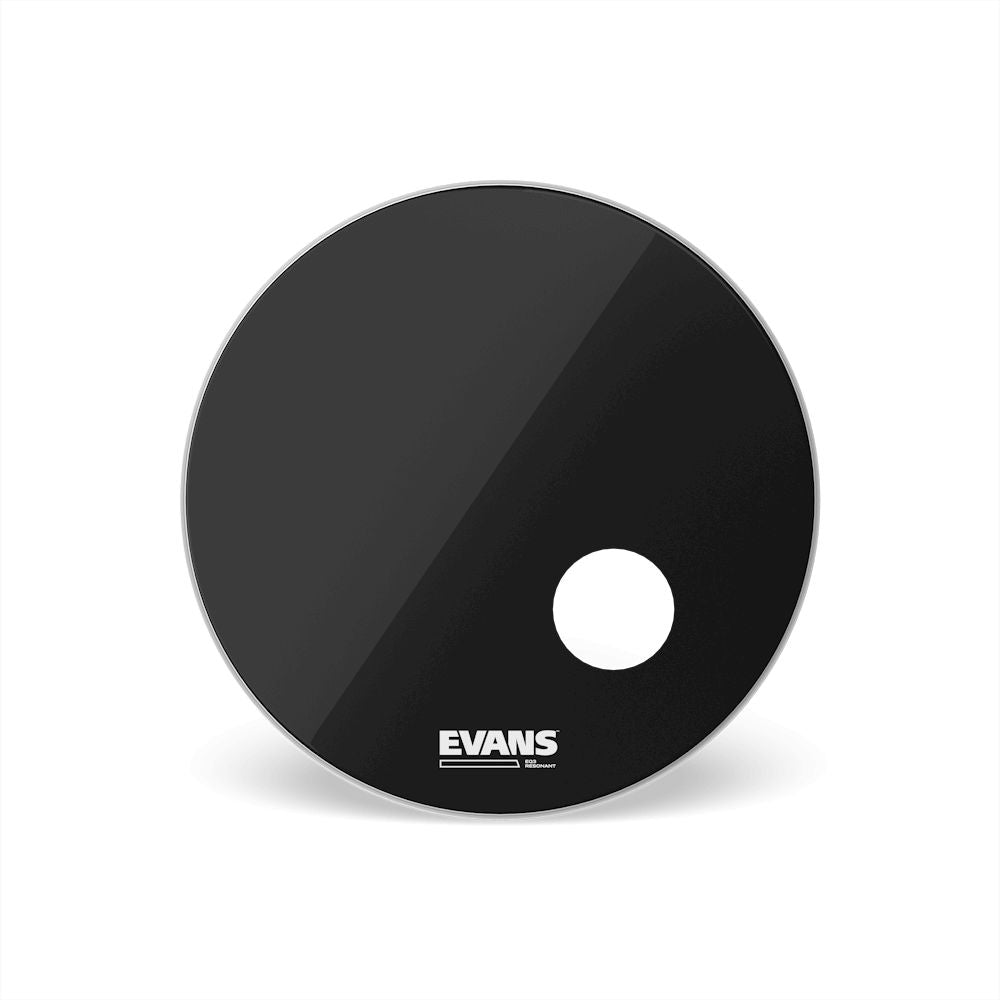Evans 20" EQ3 Reso Smooth Black bass Drum Head (BD20RB) DRUM SKINS evans 