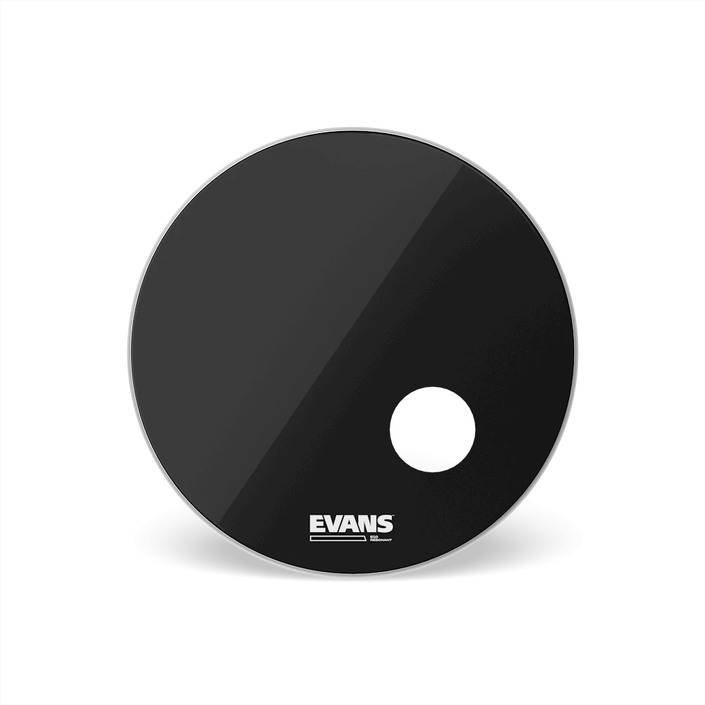 Evans 22" EQ3 Reso Smooth Black Bass Drum Head (BD22RB) DRUM SKINS evans 