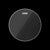 Evans 8" Black Chrome Tom Batter Drum Head (TT08CHR) DRUM SKINS evans 