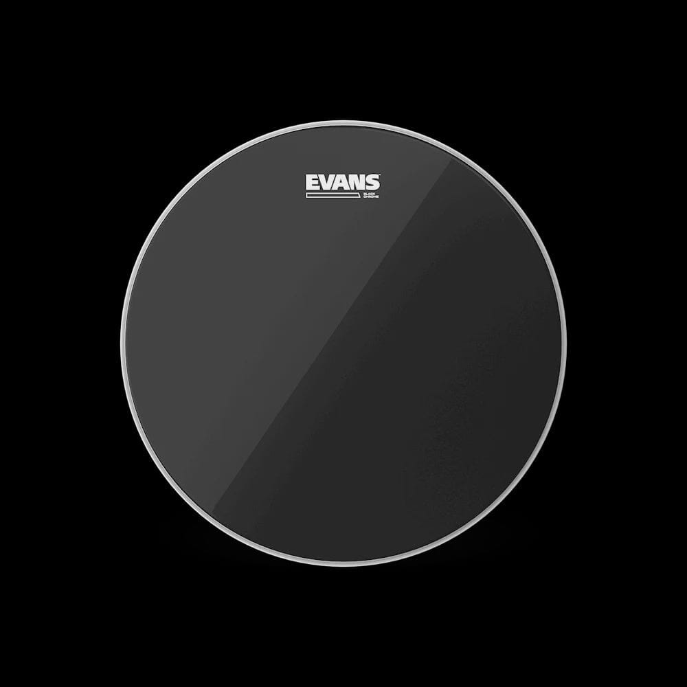Evans 8" Black Chrome Tom Batter Drum Head (TT08CHR) DRUM SKINS evans 