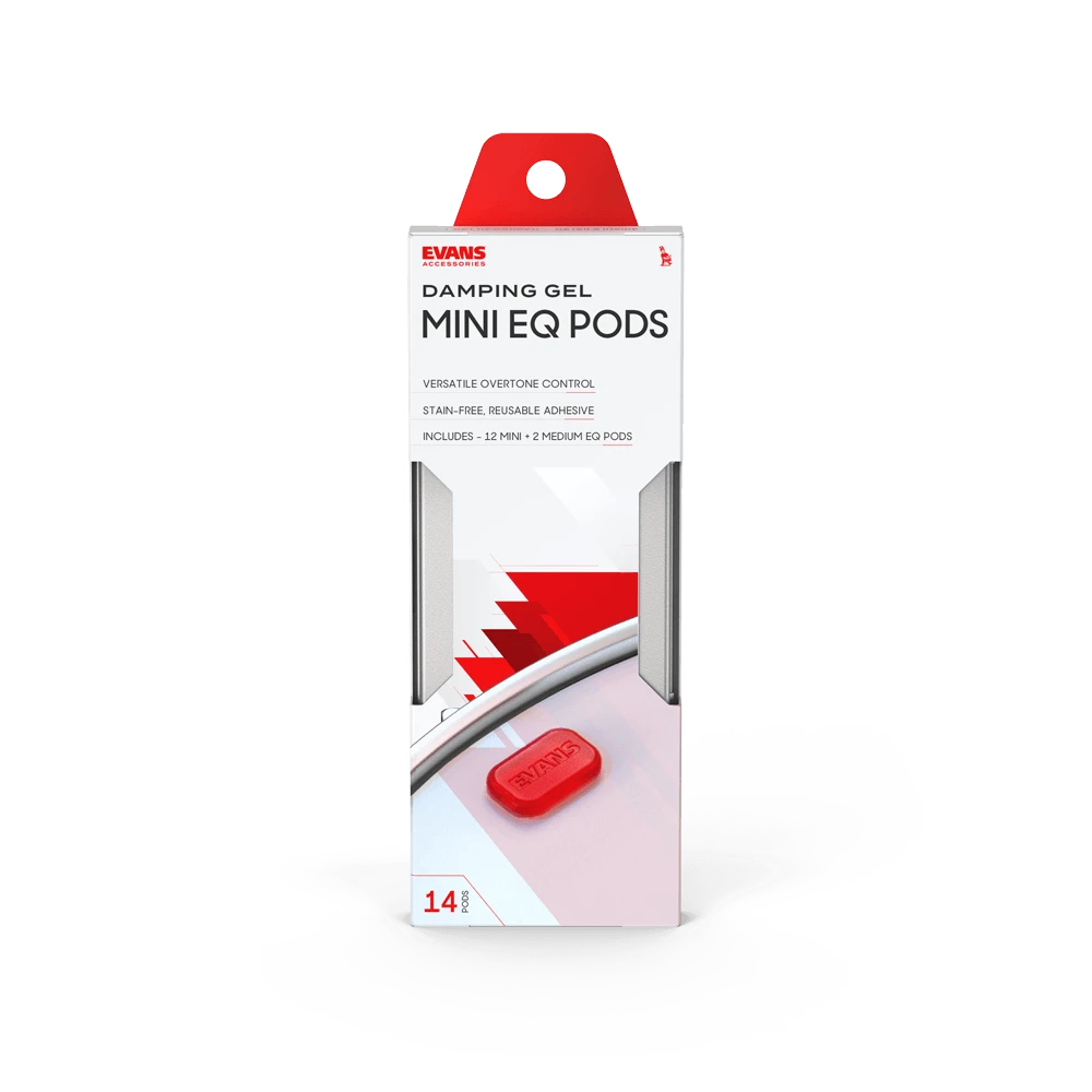 Evans EQ PODS Drum Damper Gels, Mini (EQPODSMINI) NEW DRUM ACCESSORIES evans 