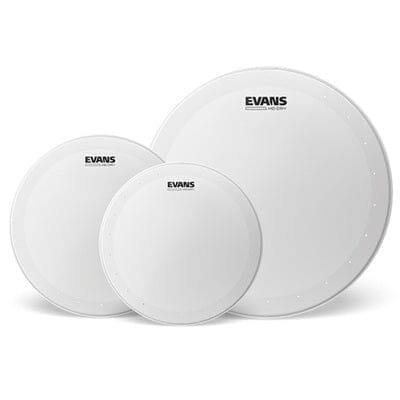 Evans HD Dry Coated 3 Piece Tom Pack, Rock 10, 12, 16 (ETP-HDD-R) DRUM SKINS evans 