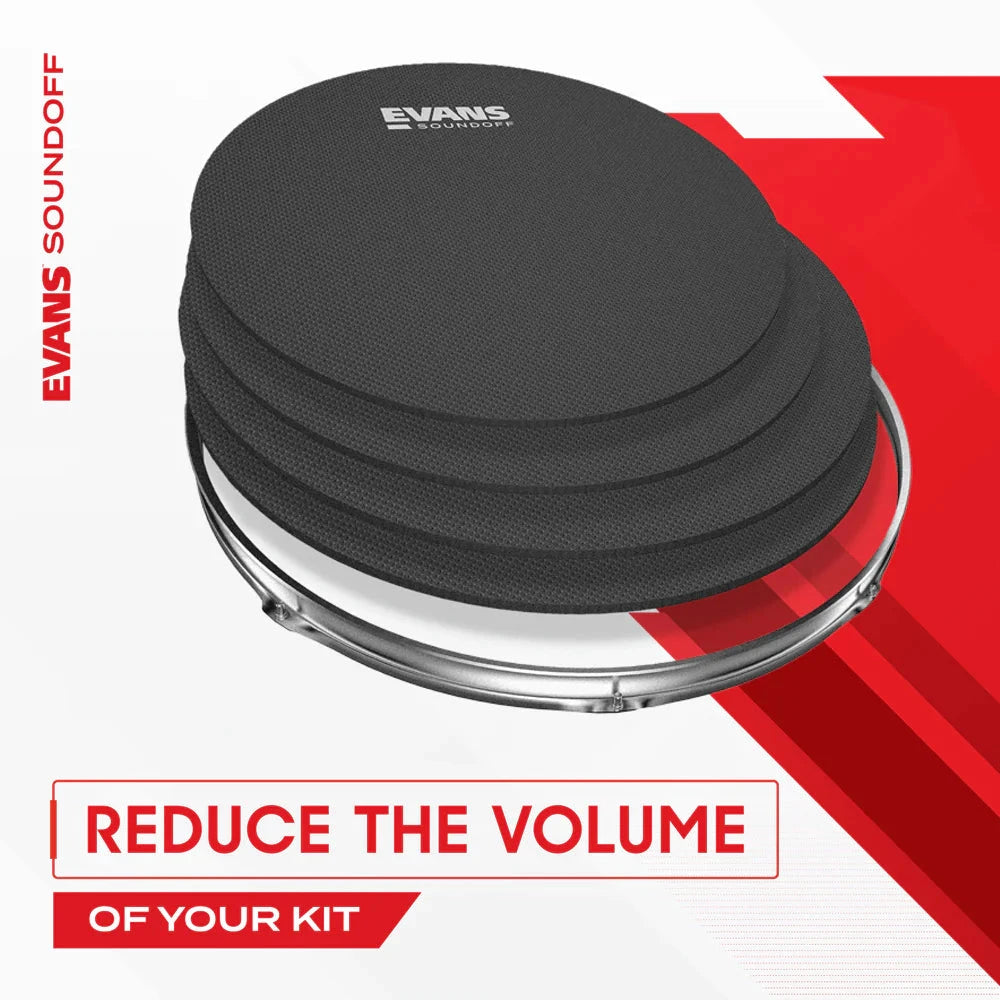 Evans SoundOff Rock Pack 10, 12, 14, 16 (SO-0246) DRUM SKINS evans 