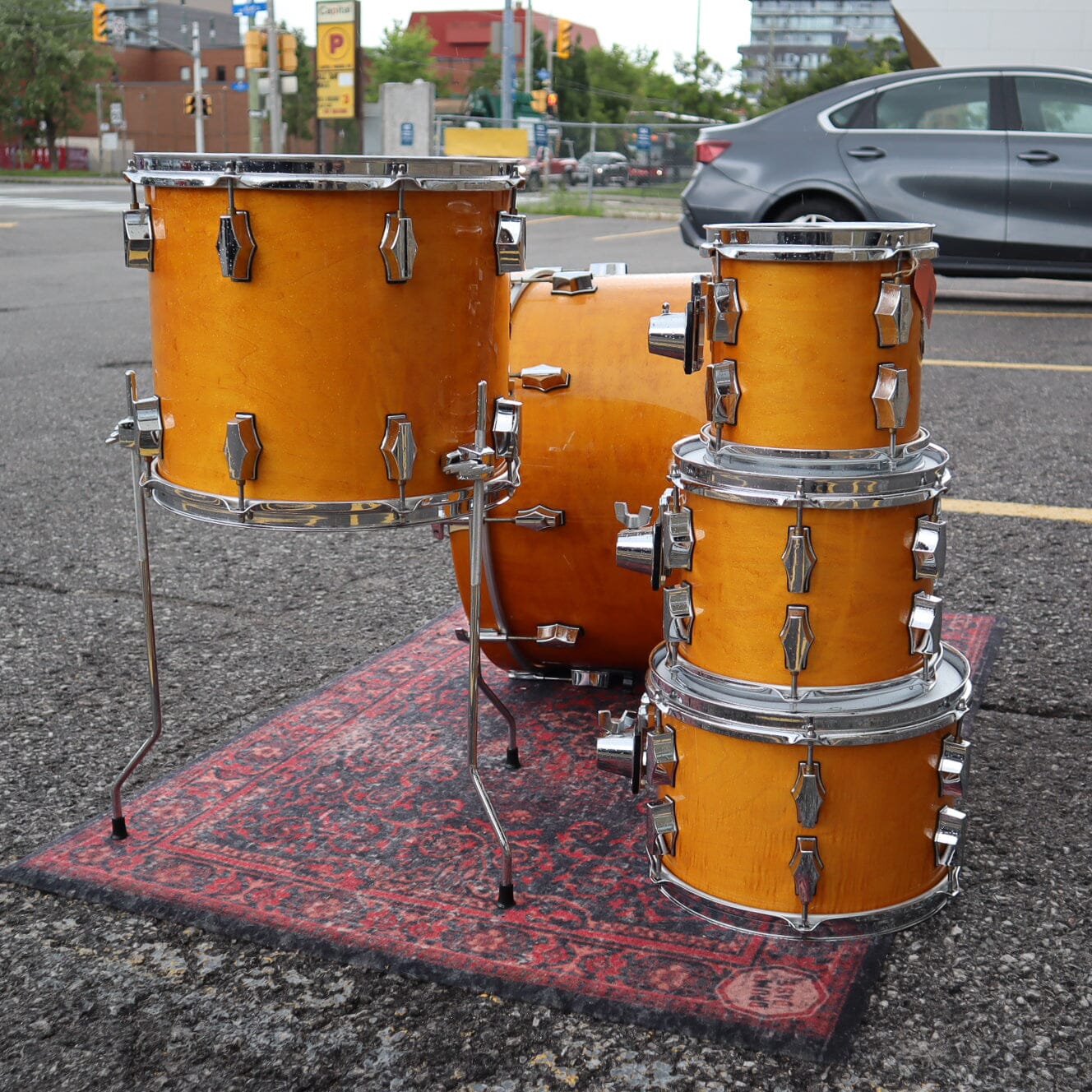 FIBES Austin Maple 8,10,12,14,22 CONSIGNMENT DRUM KIT FIBES 