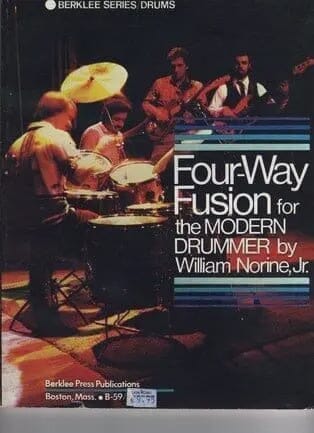 Four-Way Fusion for the Modern Drummer (1980) BOOKS VIDEOS DVD MAGAZINE berklee press 