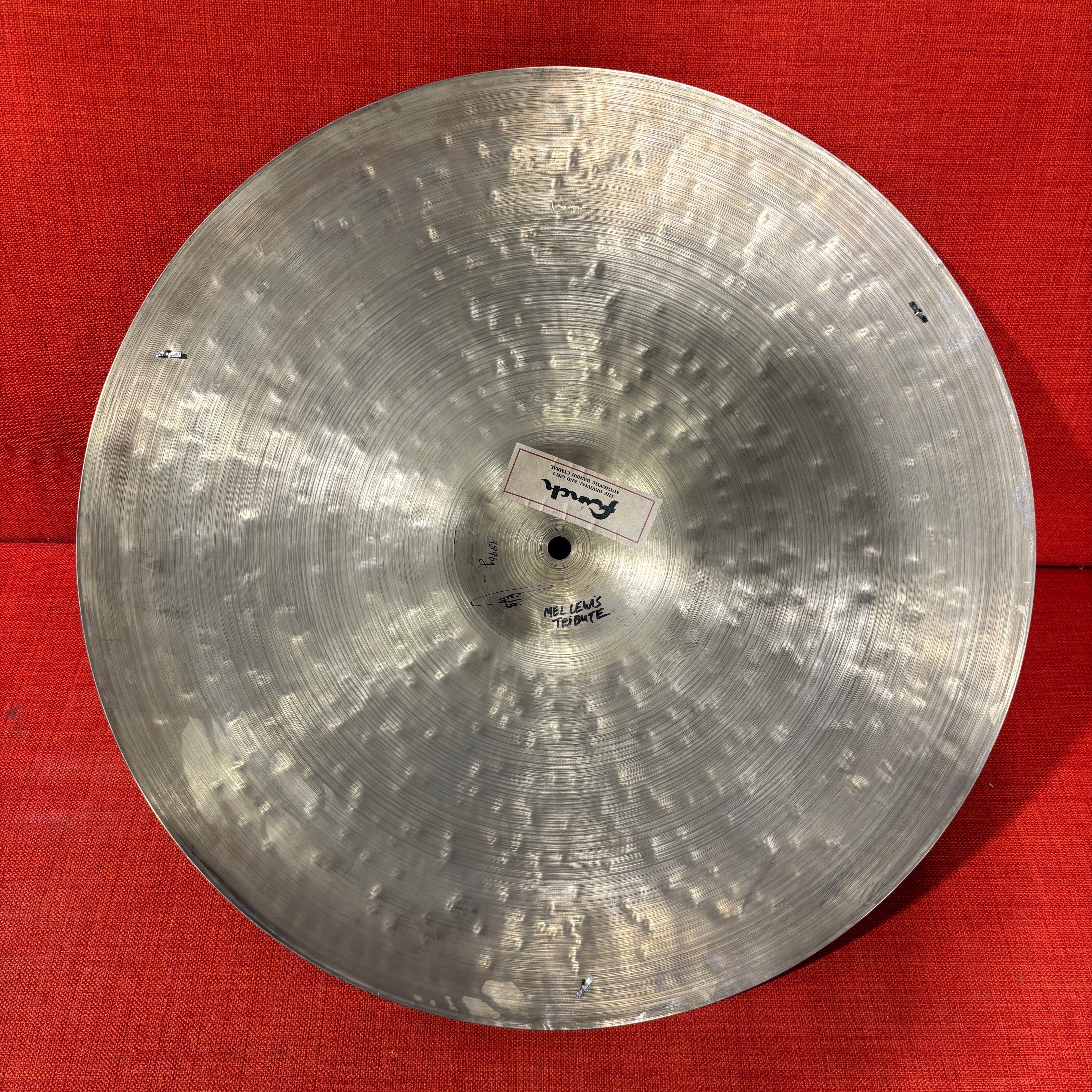Funch 20" Mel Lewis Tribute 1896g NEW CYMBALS OTHER Funch 
