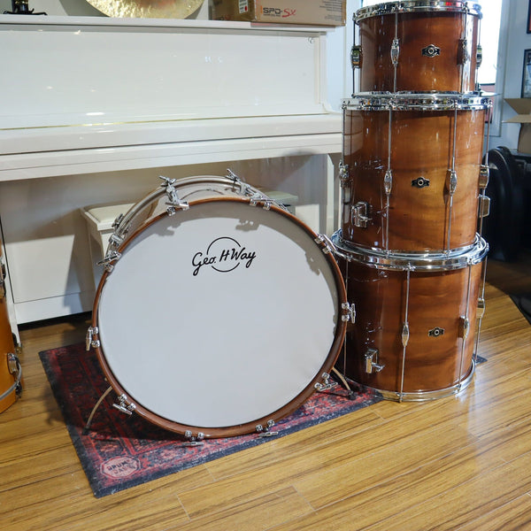 George Way Acacia Tuxedo 13/16/18/24 CONSIGNMENT DRUM KIT George Way 