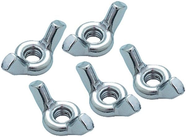 Gibraltar 6mm Small Wing Nut, 5pk (SC-13G) NEW DRUM ACCESSORIES Gibraltar 