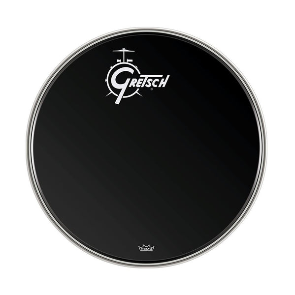 Gretsch 22" Bass Drum Head, Ebony (GRDHEB22) DRUM SKINS Gretsch 