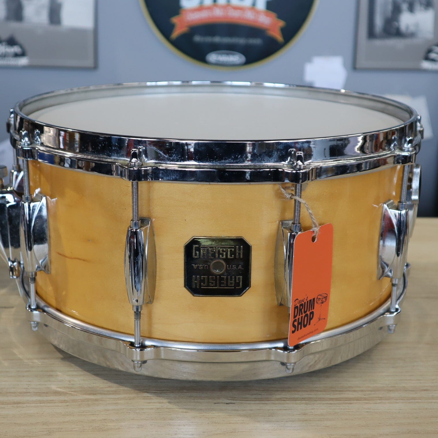 Gretsch 4154 Maple Snare 1980s 14 x 6.5 1980s CONSIGNMENT DRUM KIT Gretsch 