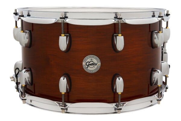 Gretsch 8x14 Mahogany/Maple Snare Drum, Gloss Finish (S1-0814-MMG) NEW SNARE DRUMS GRETSCH 