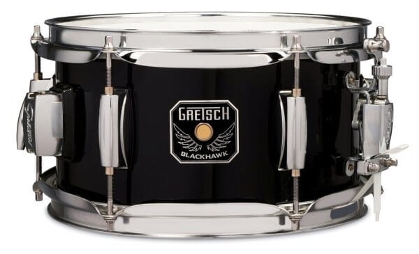 Gretsch Black Hawk Mighty Mini 5.5x12 Snare w/ mount (BH-5512-BK) NEW SNARE DRUMS GRETSCH 