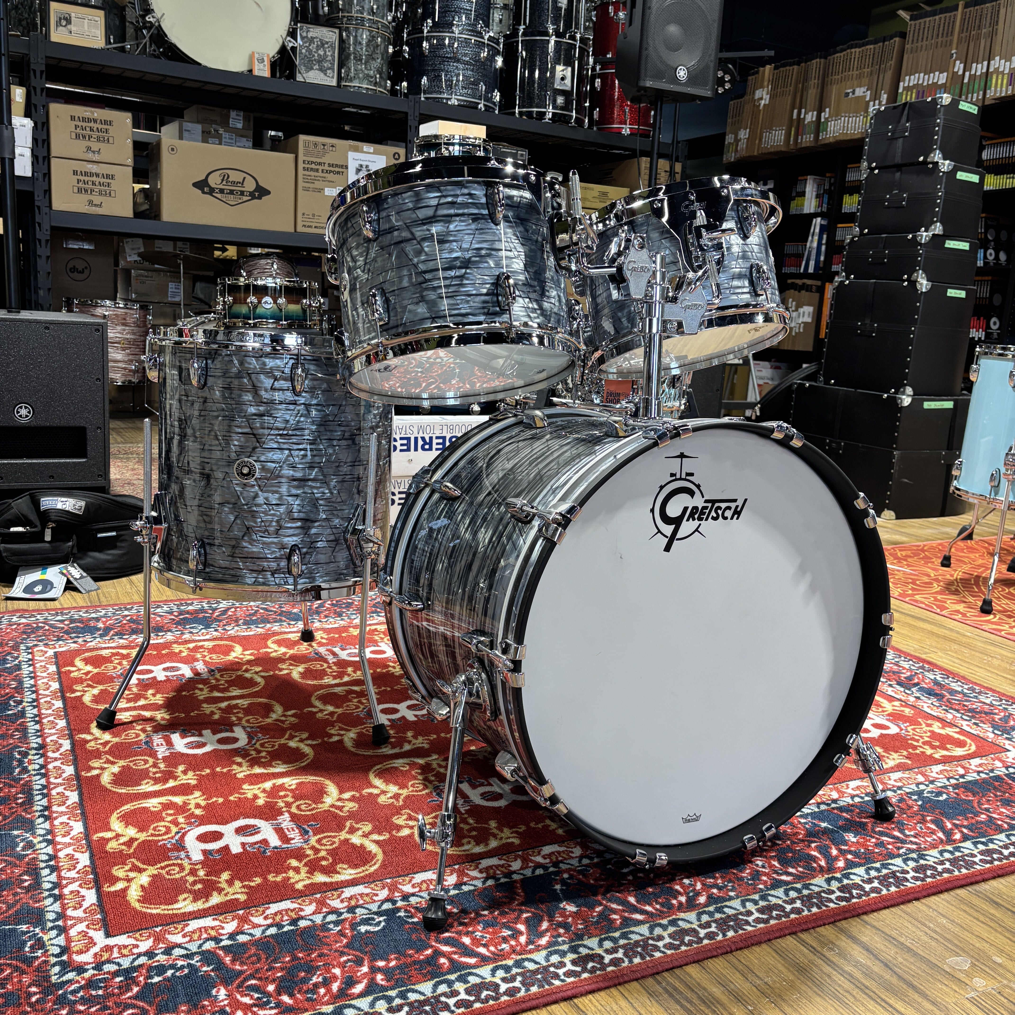 Gretsch Brooklyn Sky Blue Pearl 12/13/16/22 USED DRUM KIT GRETSCH 