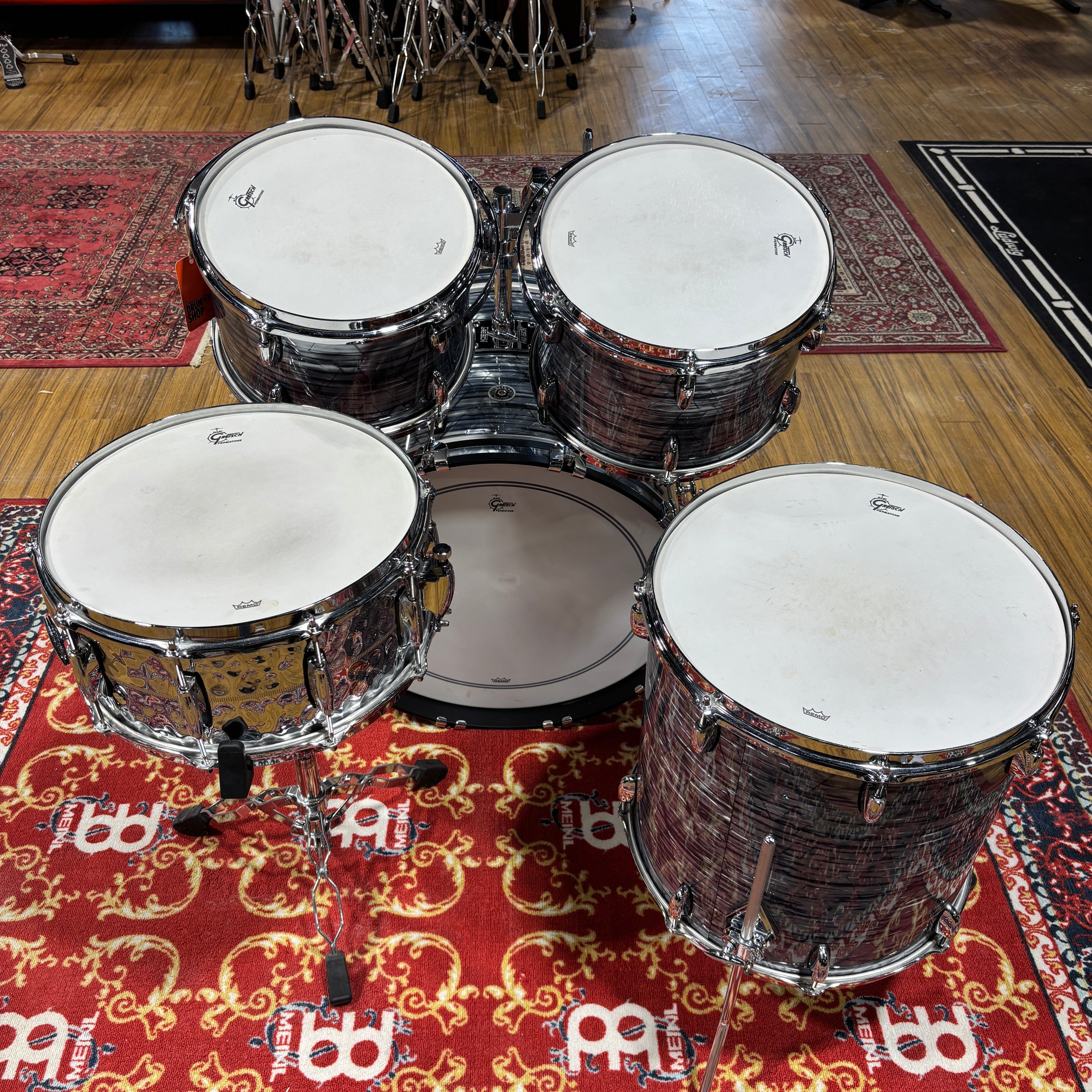 Gretsch Brooklyn Sky Blue Pearl 12/13/16/22 USED DRUM KIT GRETSCH 