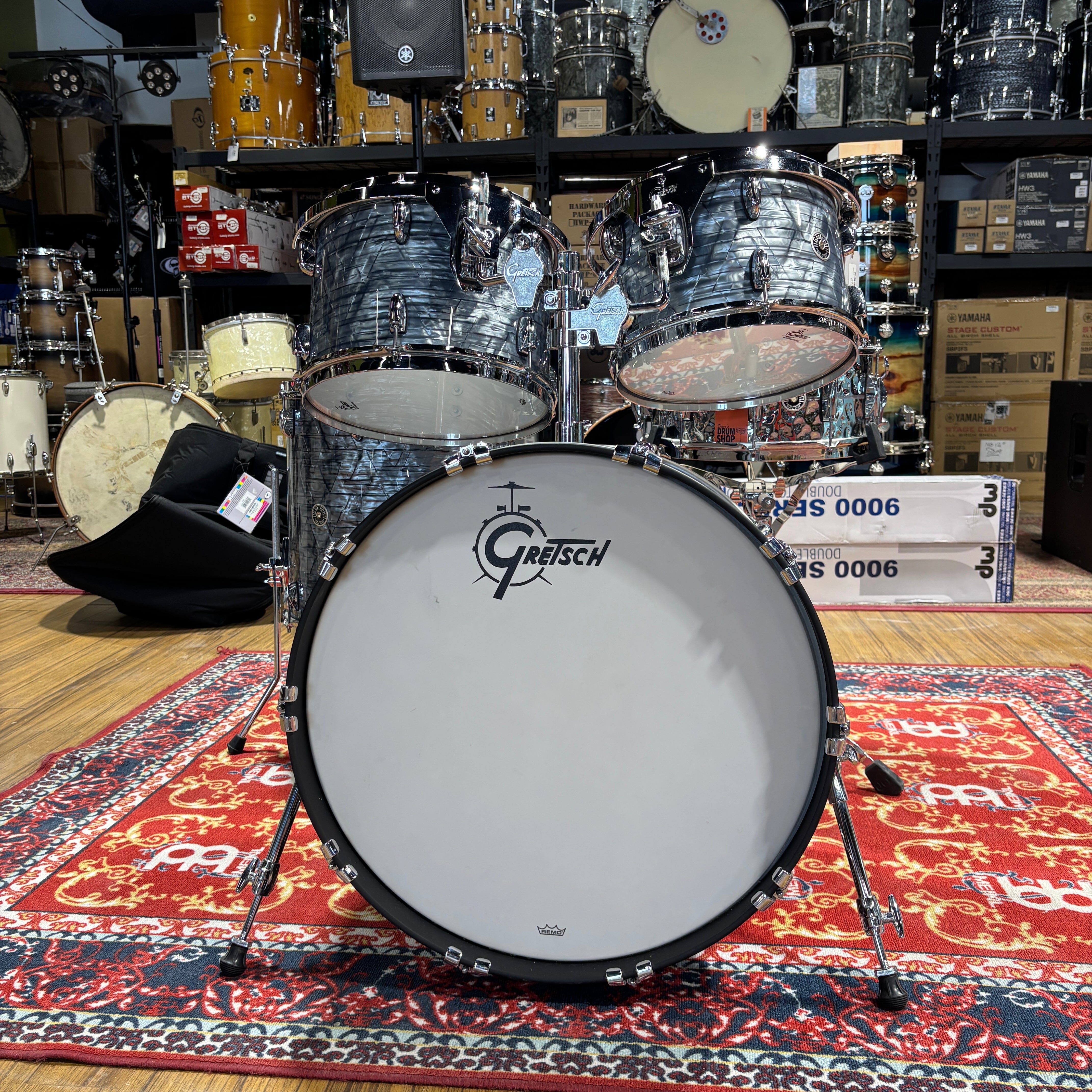 Gretsch Brooklyn Sky Blue Pearl 12/13/16/22 USED DRUM KIT GRETSCH 