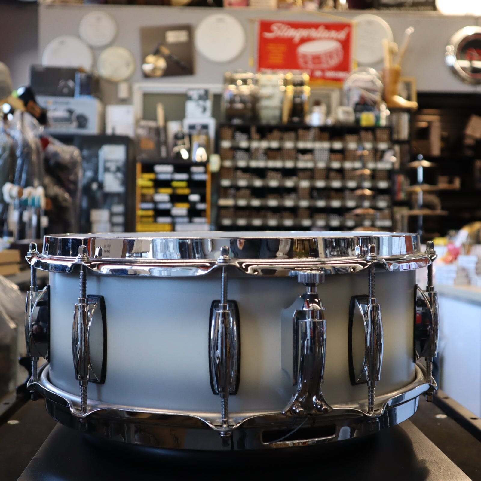 Gretsch Brooklyn Snare in Silver Mist 5.5 x 14 USED SNARE DRUMS GRETSCH 