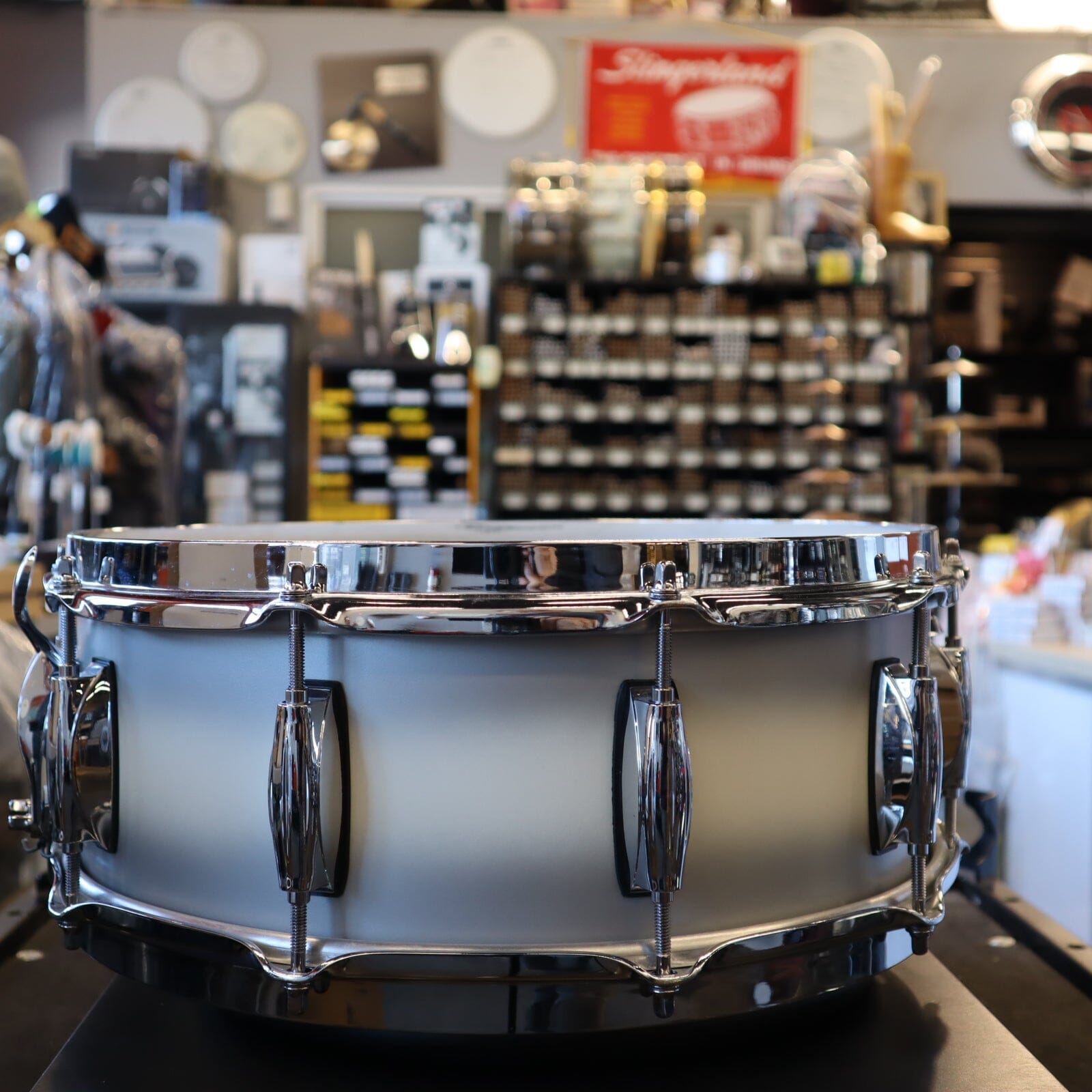 Gretsch Brooklyn Snare in Silver Mist 5.5 x 14 USED SNARE DRUMS GRETSCH 
