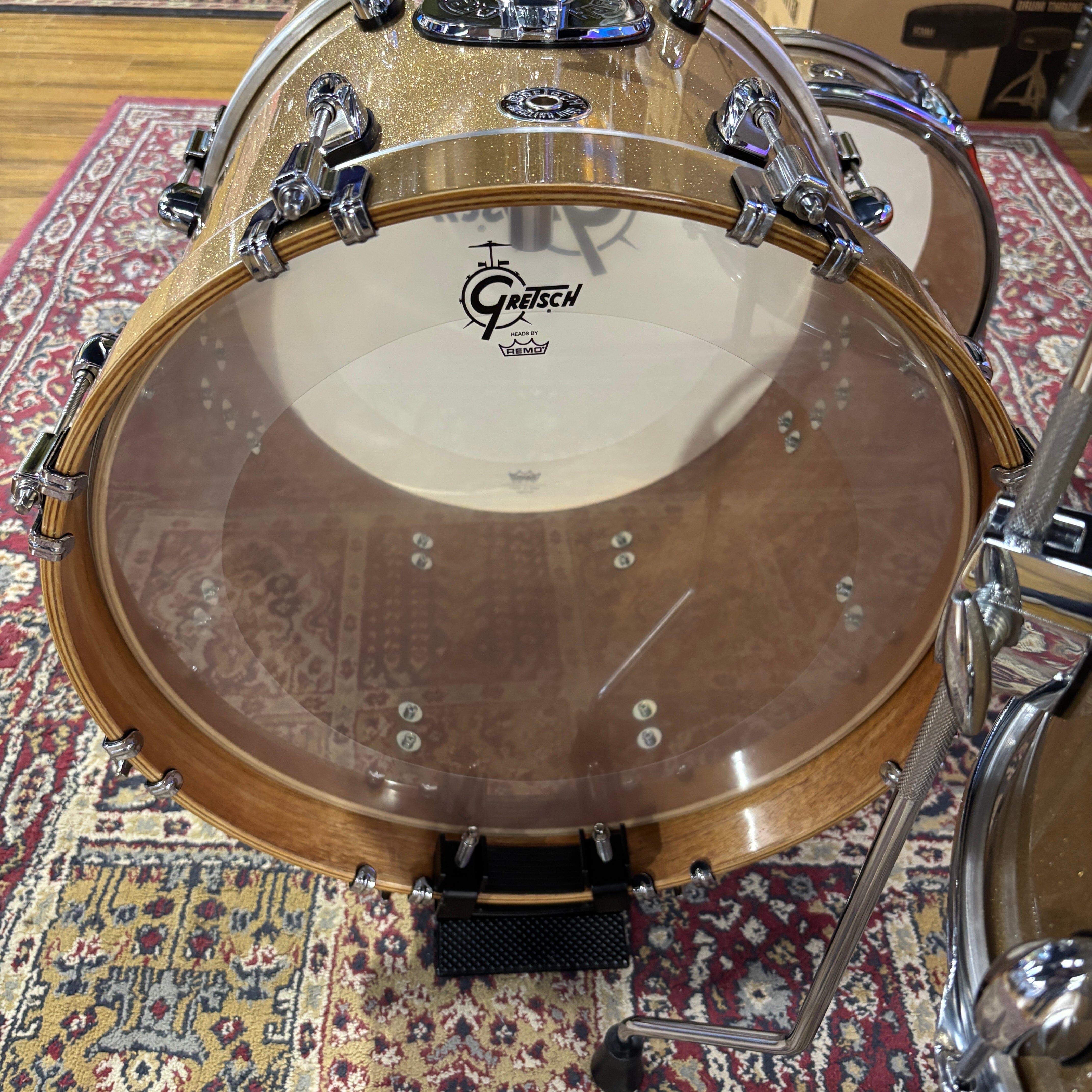Gretsch Catalina Club CC2 Micro 4pc Shell Pack 16/10/13/13, Sahara Sparkle (CC2-M264-SSP) NEW DRUM KIT GRETSCH 