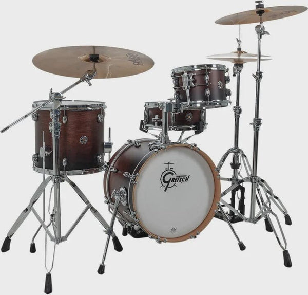 Gretsch Catalina Club CC2 Micro 4pc Shell Pack 16/10/13/13, Satin Antique Fade (CC2-M264-SAF) NEW DRUM KIT GRETSCH 