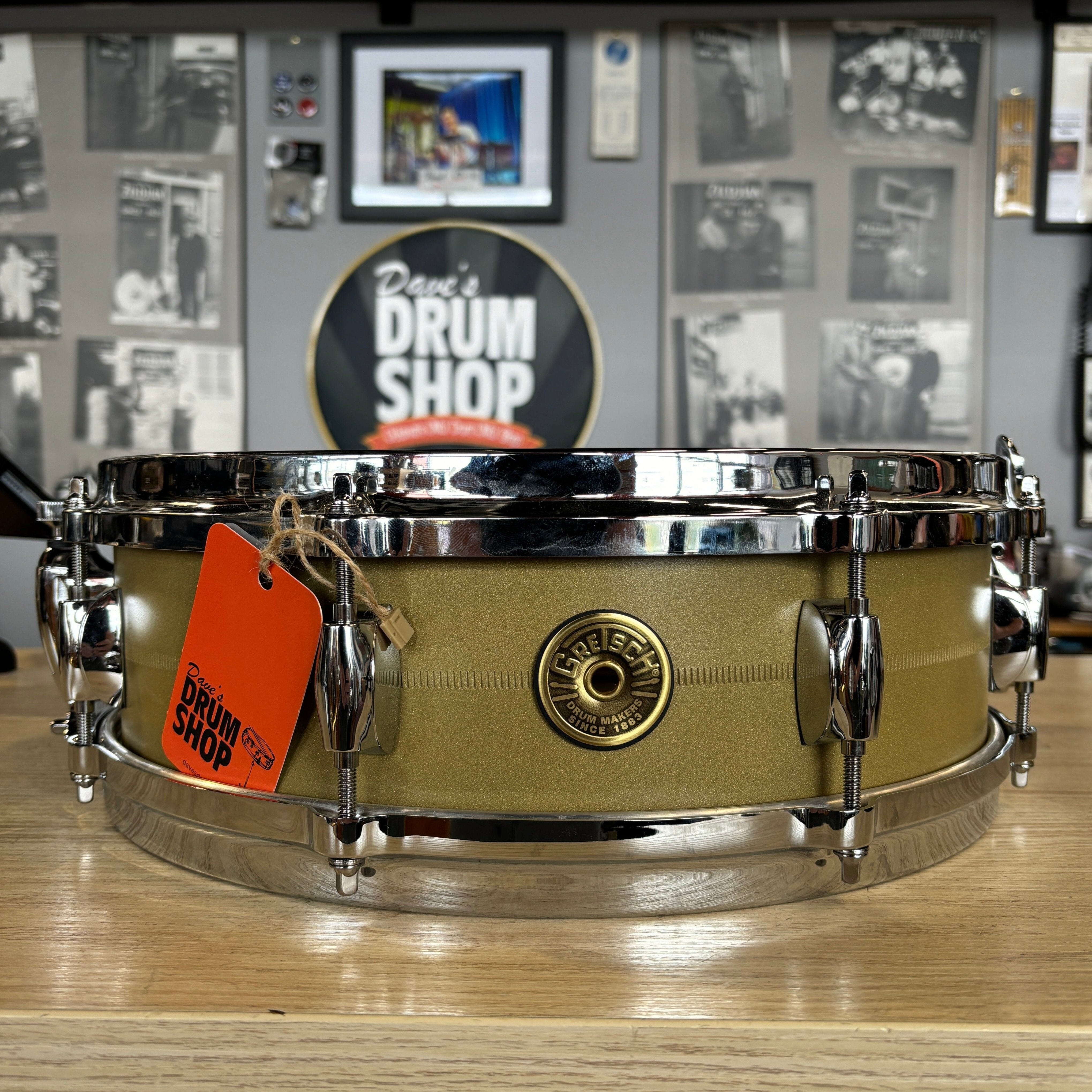 Gretsch Gergo Borlai Snare GAS42514-GB (4.25x14) CONSIGNMENT OTHER GRETSCH 