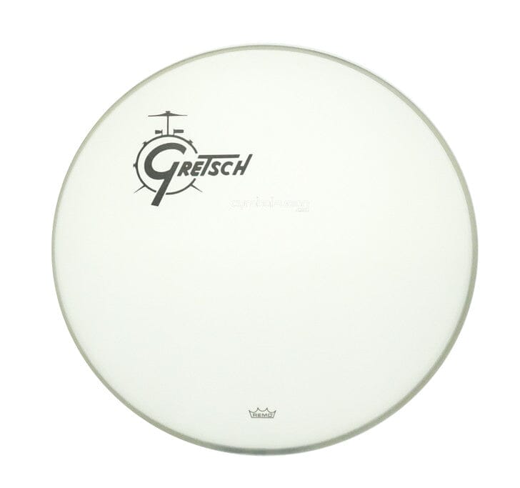 Gretsch Offset Logo Coated 22'' Bass Drum Head (GRDHCW22O) DRUM SKINS GRETSCH 