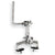 Gretsch Rail Mount, Fits 22"-26" (GRGPRLMTS) NEW HARDWARE GRETSCH 
