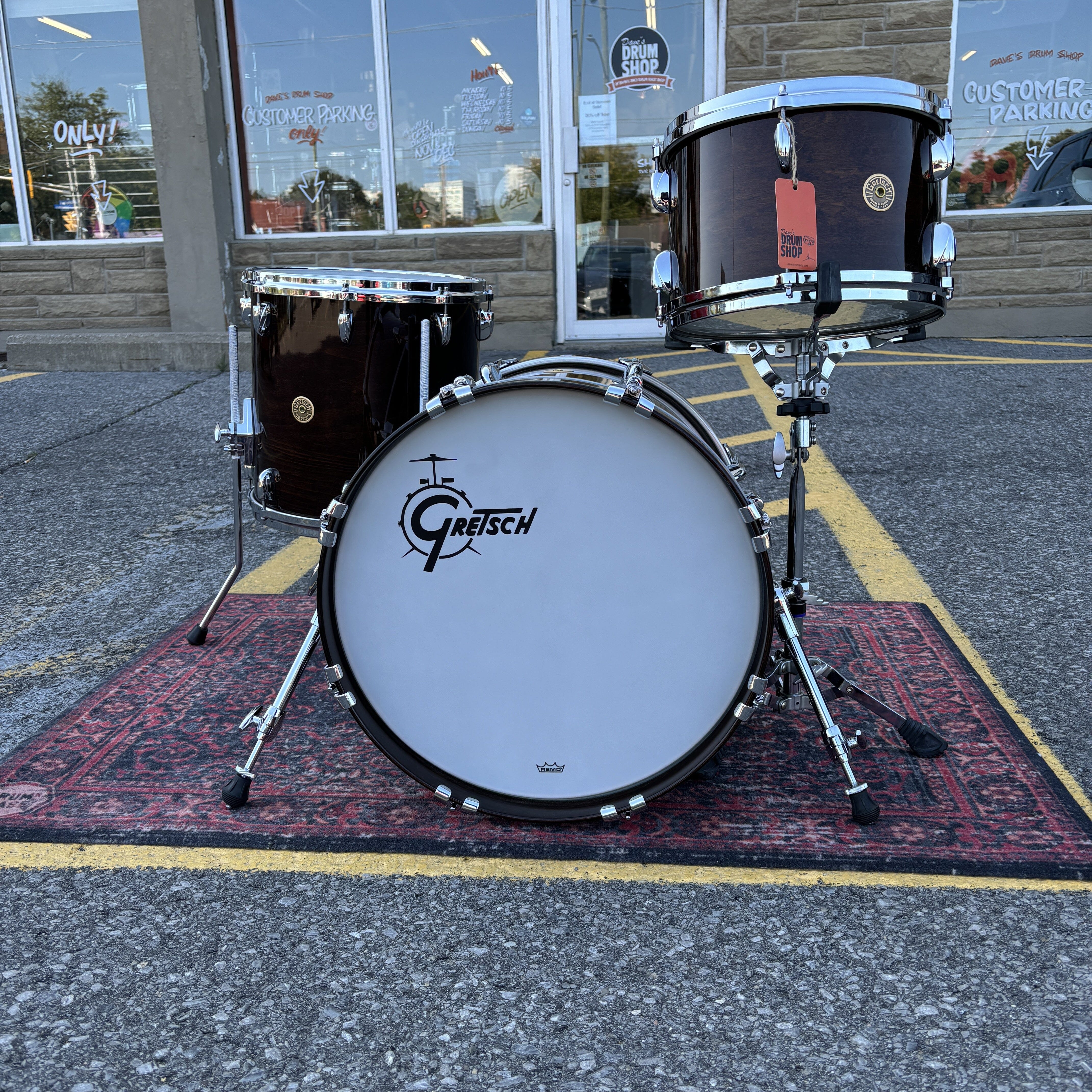 Gretsch USA Bop Kit ANTIQUE MAPLE GLOSS 12/14/18 NEW DRUM KIT GRETSCH 